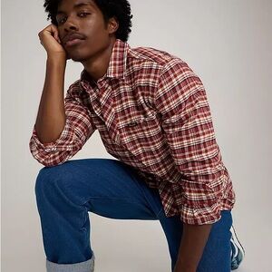 WRANGLER X STRANGER THINGS WILL SHIRT PLAID BUTTON UP WILL BYERS RARE